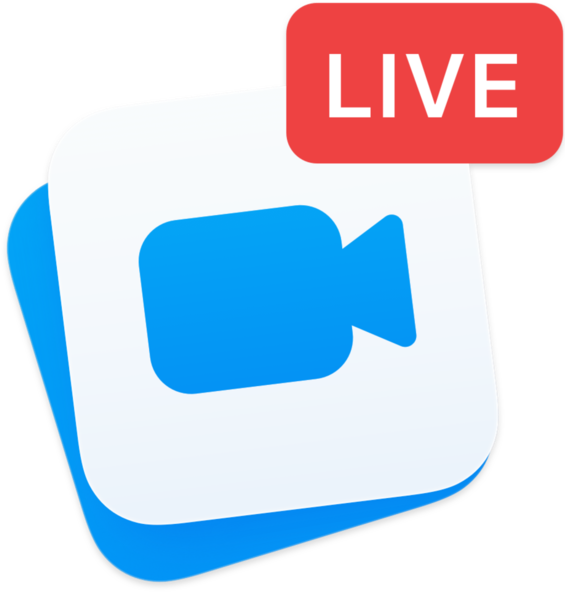 Facebook Live Icon PNG image