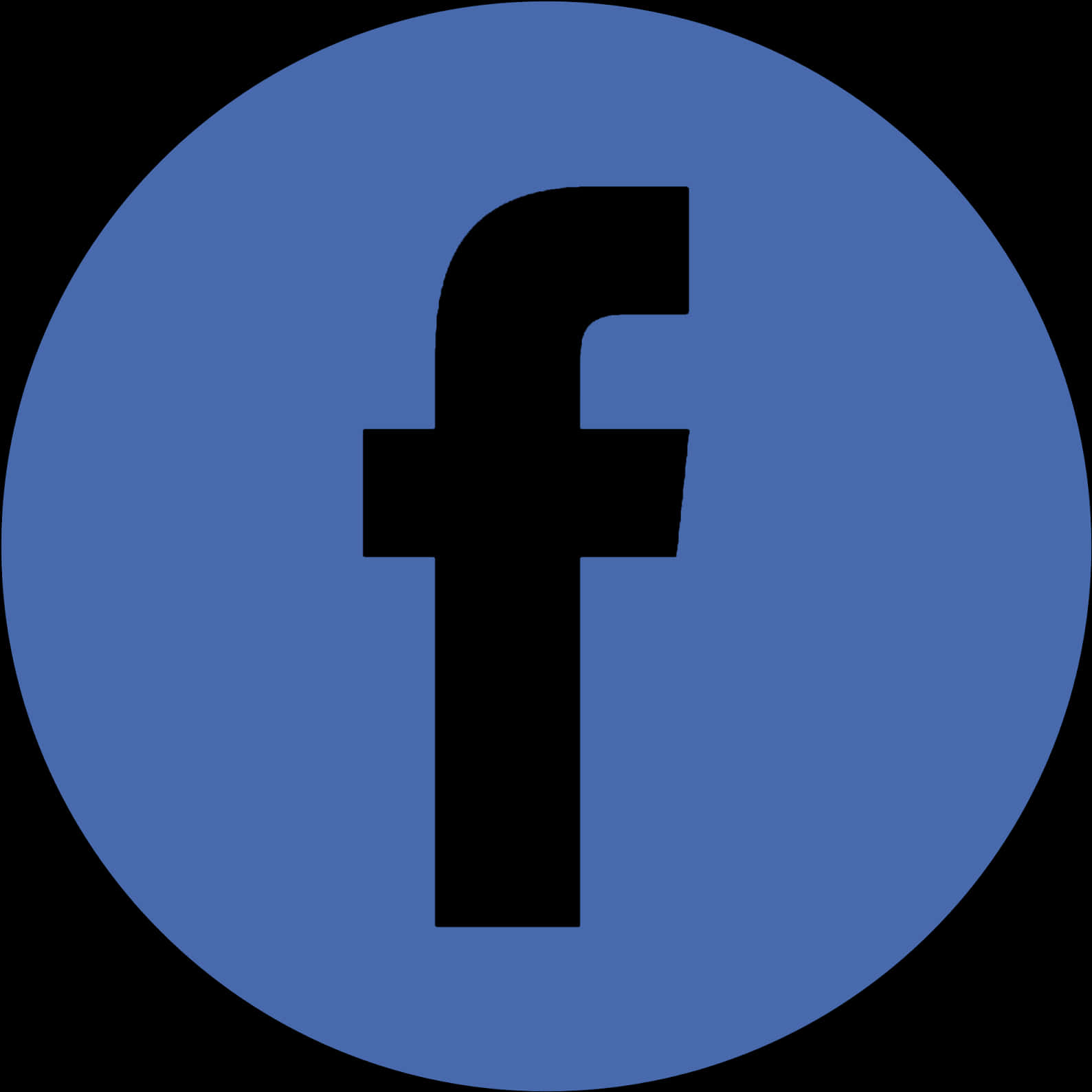 Facebook Logo Blue Circle Transparent Background PNG image