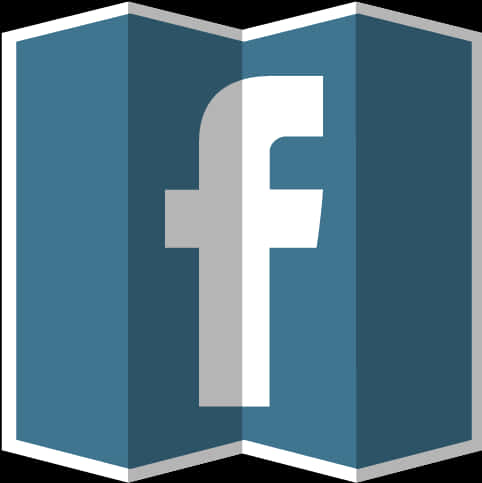 Facebook Logo3 D Rendering PNG image