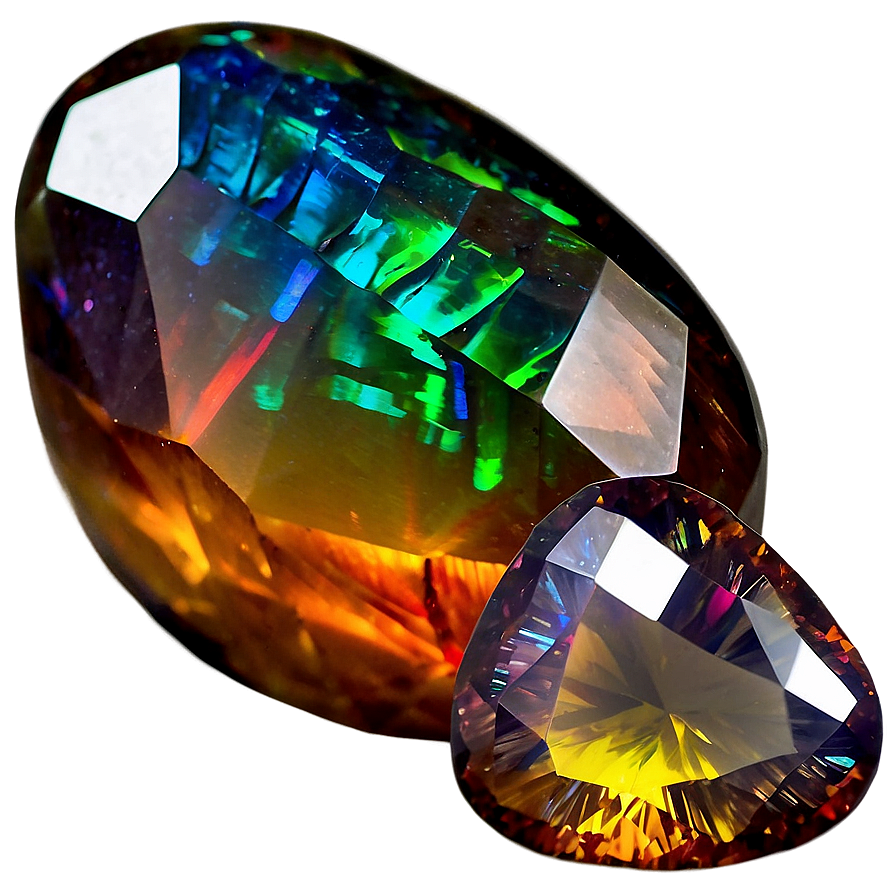 Faceted Opal Brilliance Png 06262024 PNG image