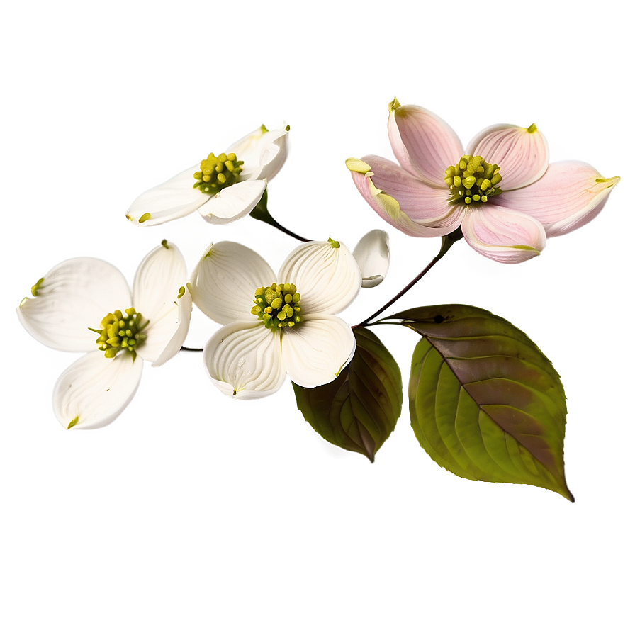 Faded Dogwood Flowers Png 36 PNG image