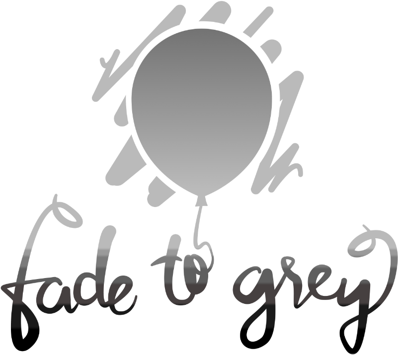 Fadeto Grey Balloon Graphic PNG image