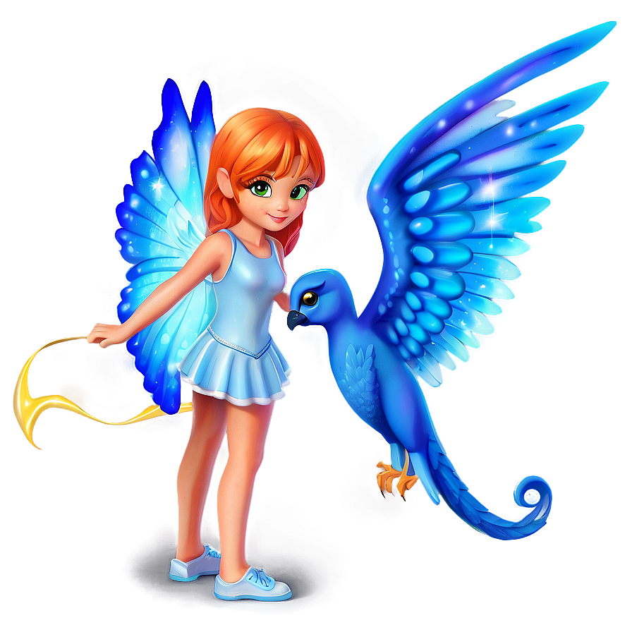 Fairy And Phoenix Png 32 PNG image