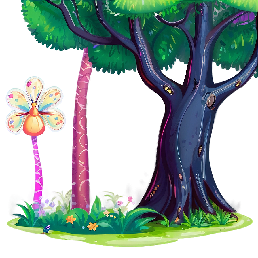 Fairy Tale Forest Clipart Png 06262024 PNG image