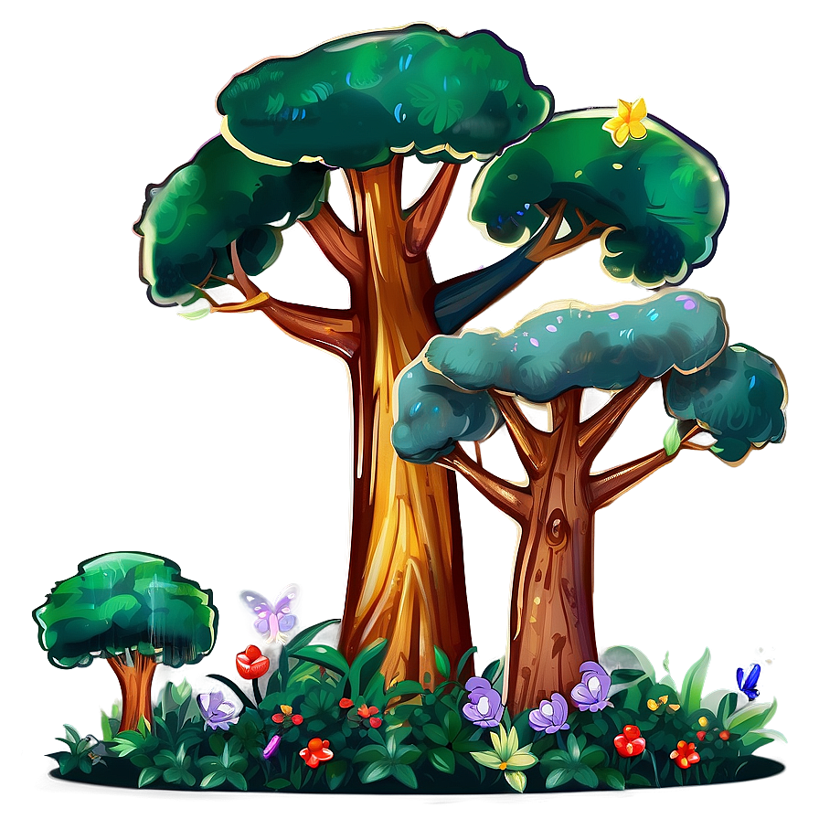 Fairy Tale Forest Clipart Png 6 PNG image