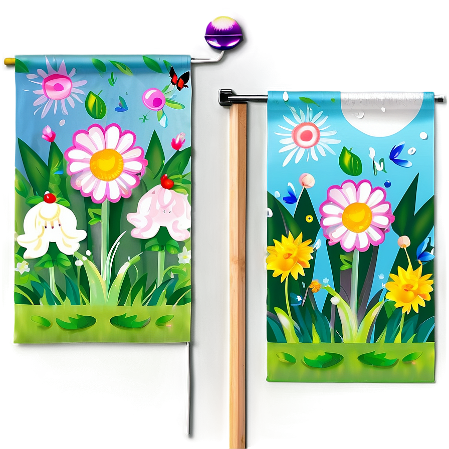 Fairy Tale Garden Flag Png Bbf83 PNG image