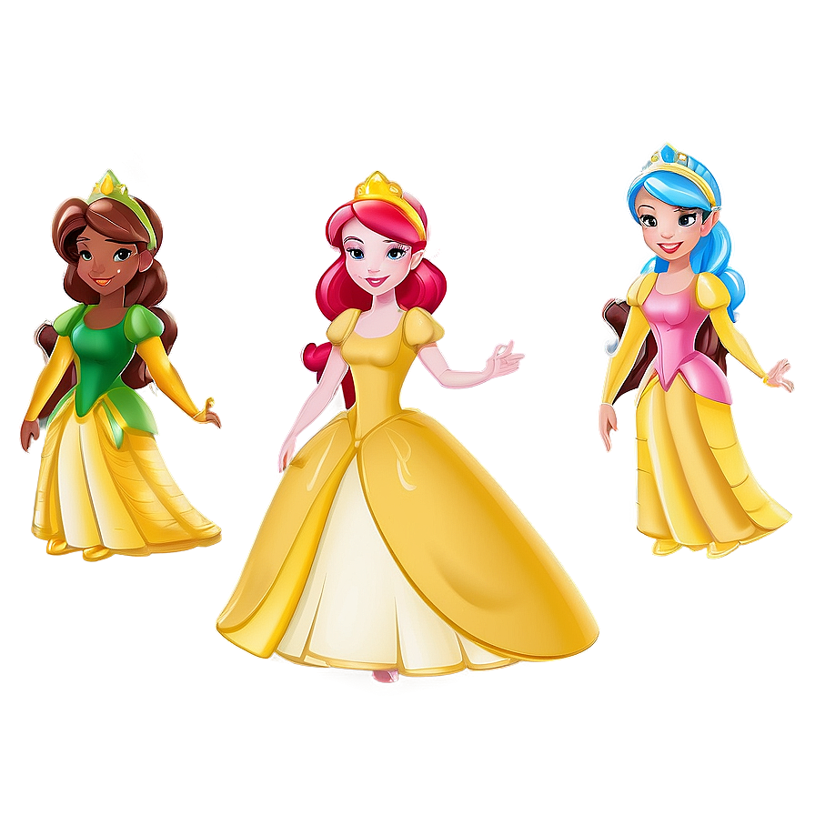 Fairy Tale Princess Cartoon Character Png Wvh81 PNG image