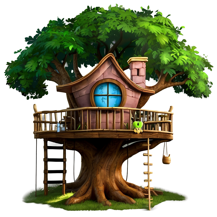 Fairy Tale Tree House Png Qqn33 PNG image