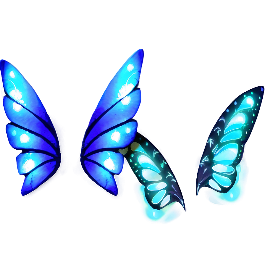 Fairy Wings With Luminous Tips Png 05252024 PNG image