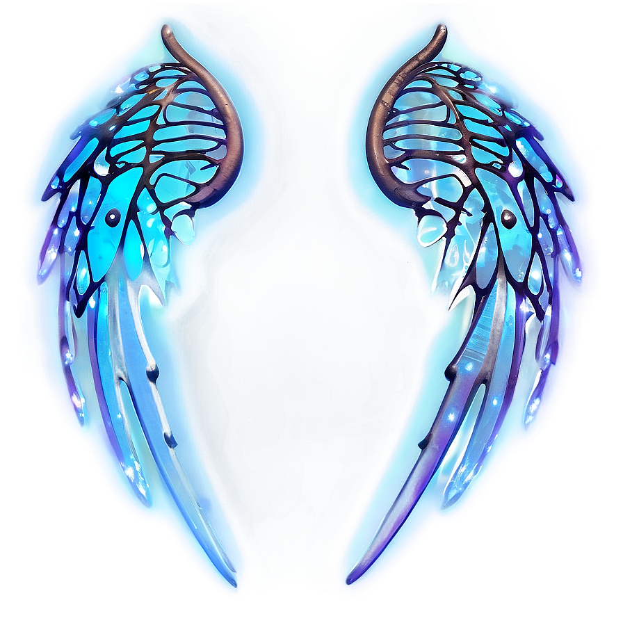 Fairy Wings With Luminous Tips Png 20 PNG image