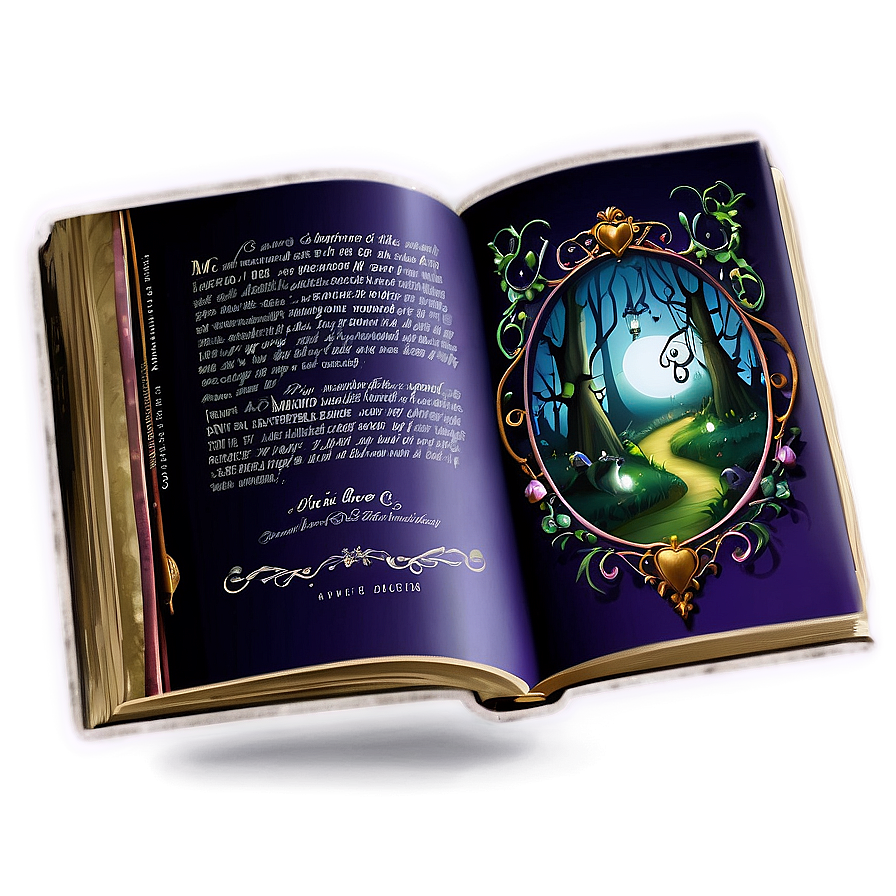 Fairytale Bewitched Book Png Olc PNG image