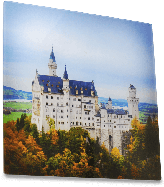 Fairytale Castle Canvas Print PNG image