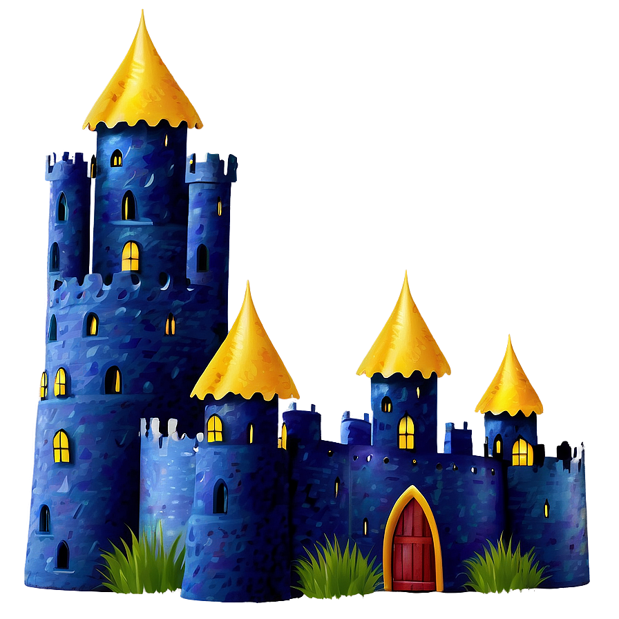 Fairytale Castle Night Png 06272024 PNG image