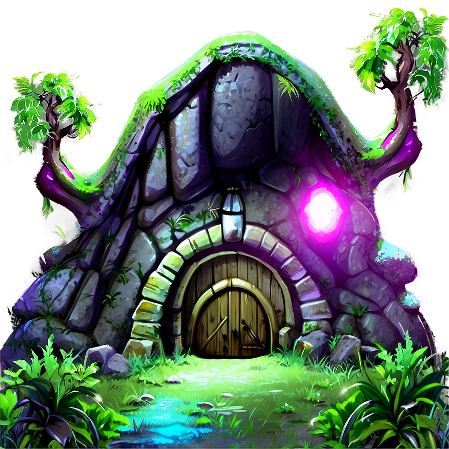 Fairytale Goblin Cave Png 06272024 PNG image