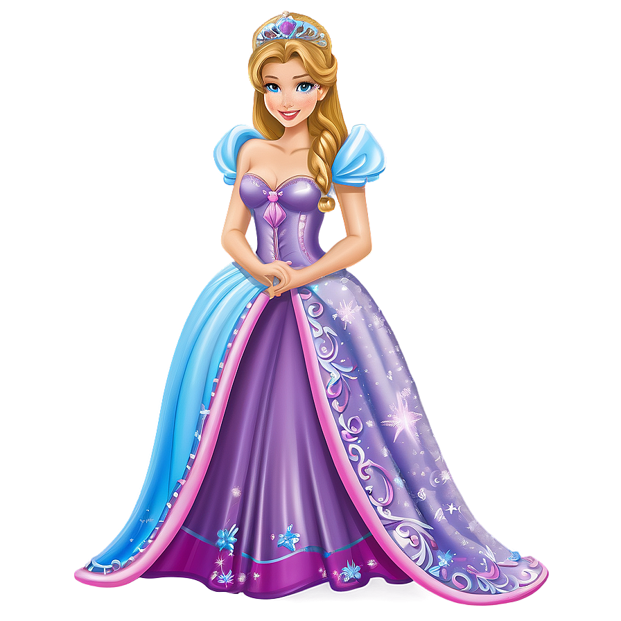 Fairytale Princess Dress Png Wpb PNG image