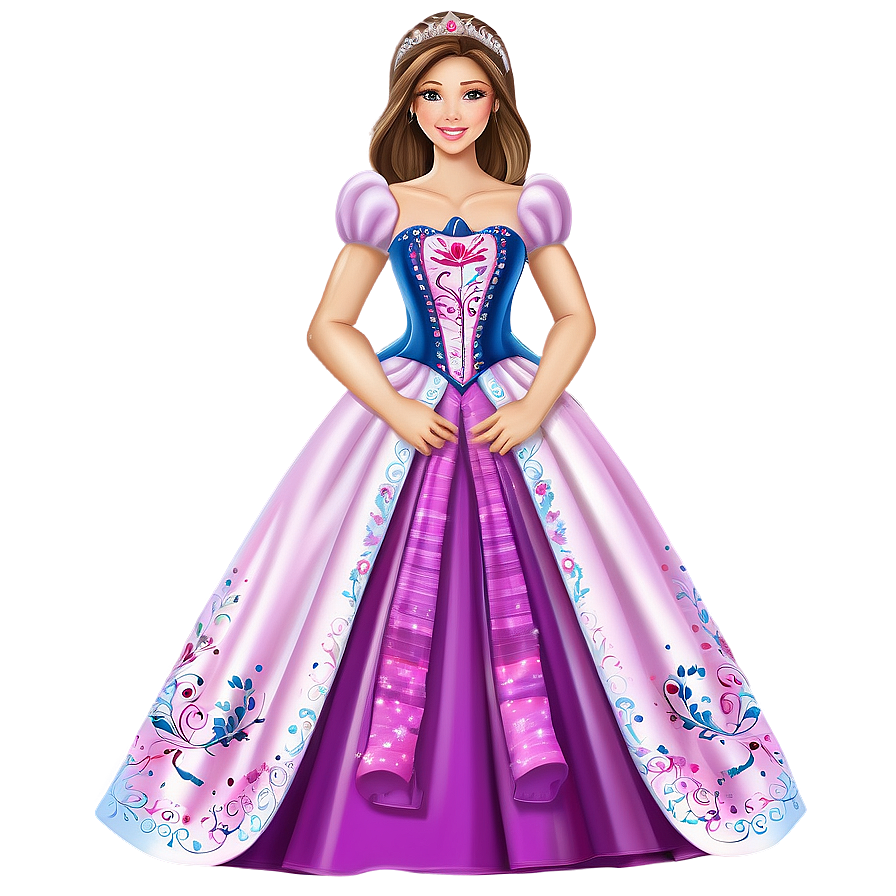 Fairytale Princess Dress Png Wuc PNG image