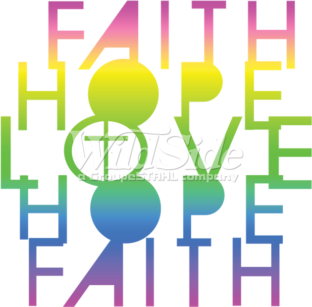 Faith Hope Wild Side Graphic PNG image