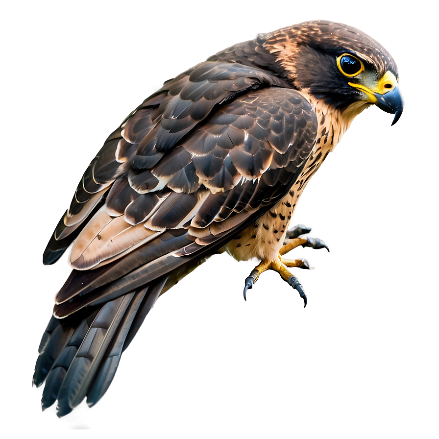 Falcon Bird Hunting Png 05032024 PNG image