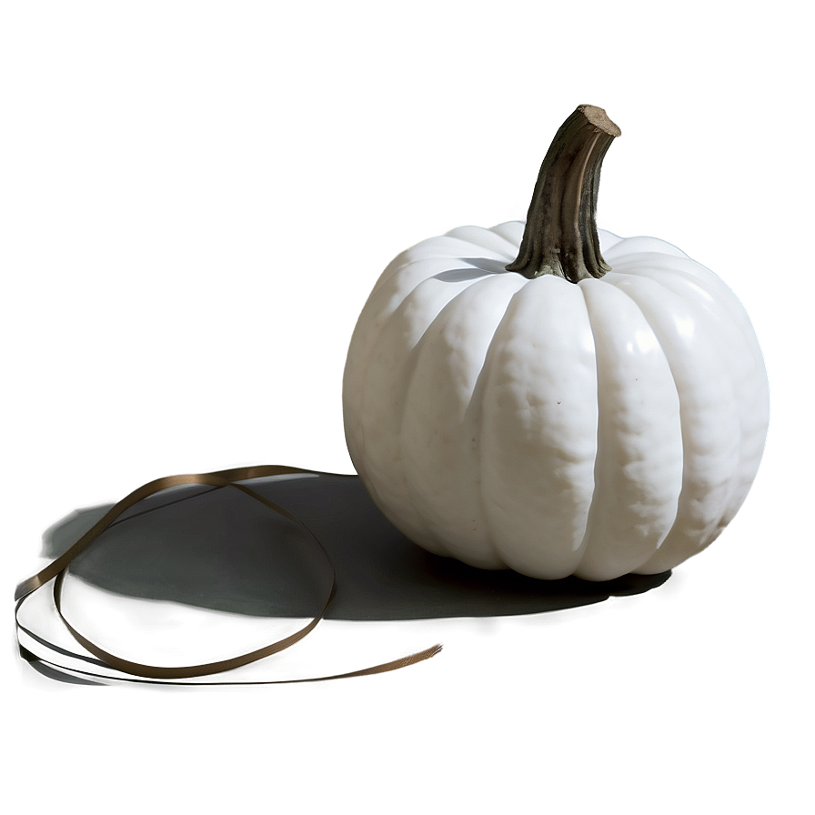 Fall Decor White Pumpkin Png Qil PNG image