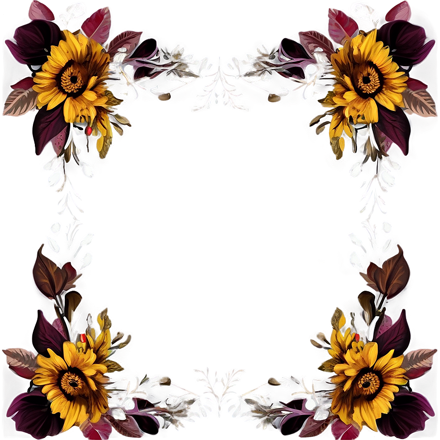 Fall Floral Magic Png Mmc PNG image