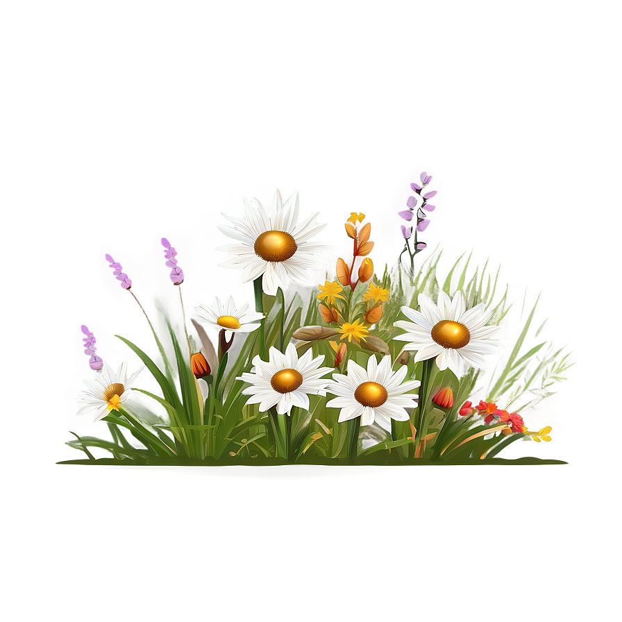 Fall Flower Meadow Png Aak PNG image