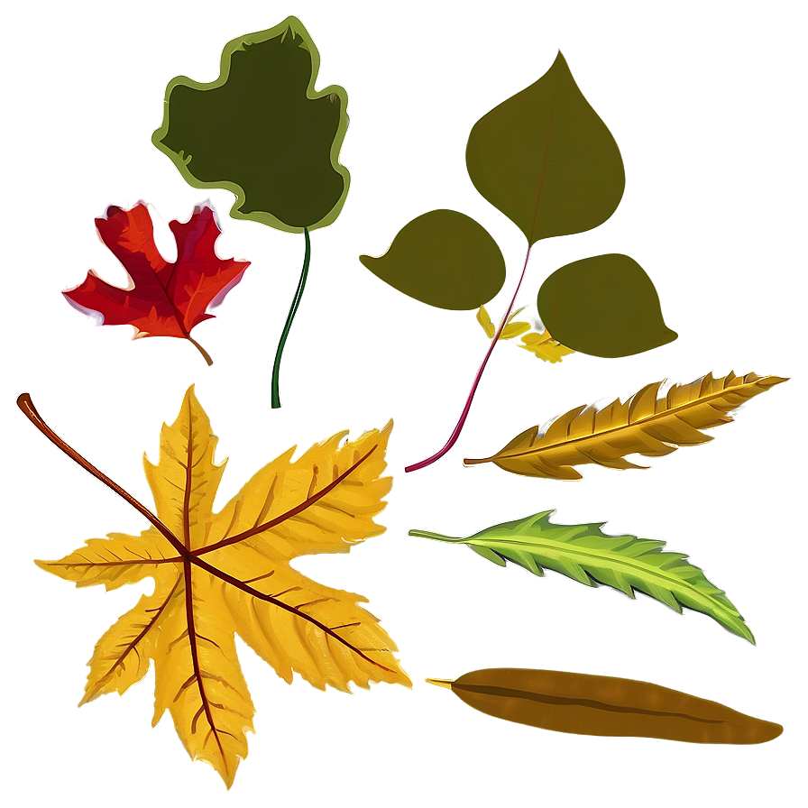 Fall Leaves B PNG image
