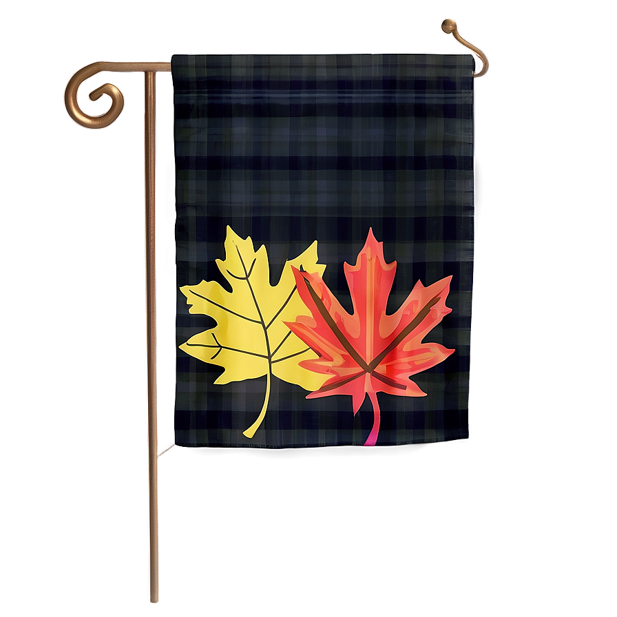 Fall Leaves Garden Flag Png 16 PNG image