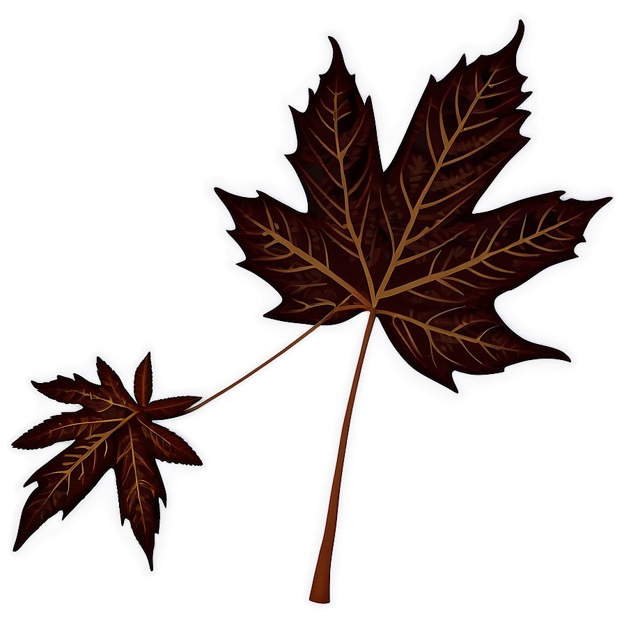 Fall Leaves Silhouette Png 05042024 PNG image
