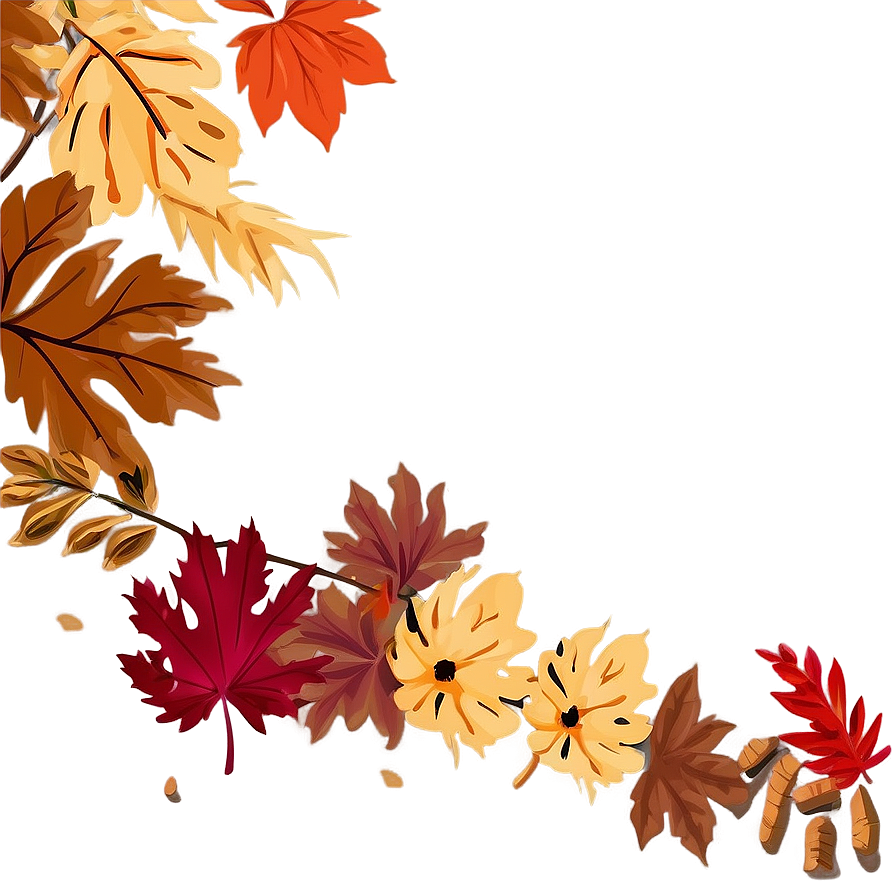 Fall Nature Flowers Png 91 PNG image