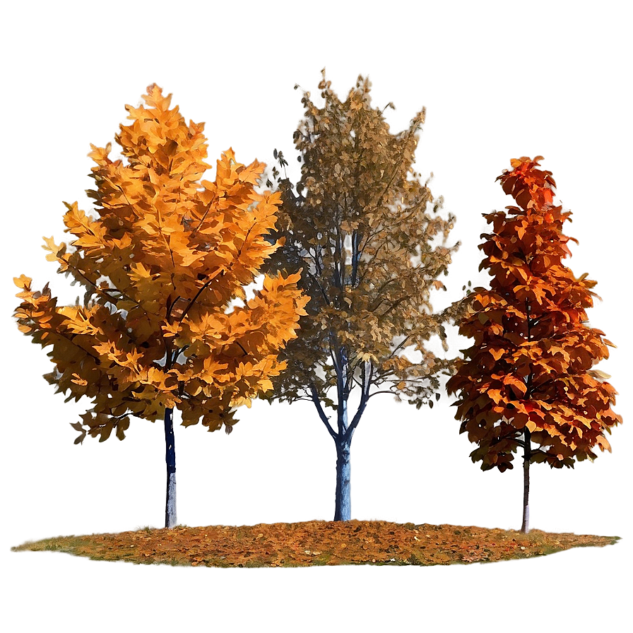 Fall Trees Against Blue Sky Png 94 PNG image