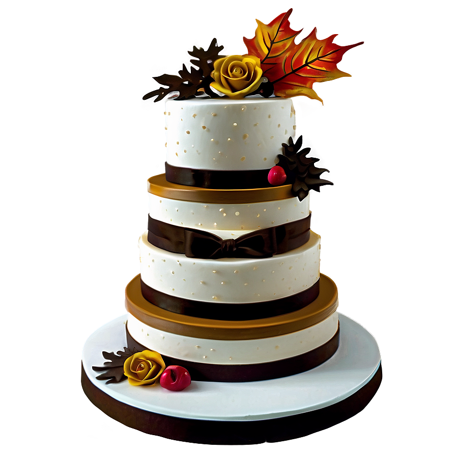 Fall Wedding Cake Png 49 PNG image