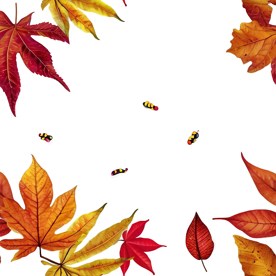 Fallen Autumn Leaves Png Dhy18 PNG image