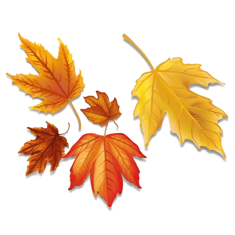 Fallen Leaves Autumn Scene Png Ucv28 PNG image