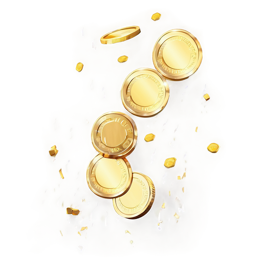 Falling Gold Coins Png Ffe PNG image