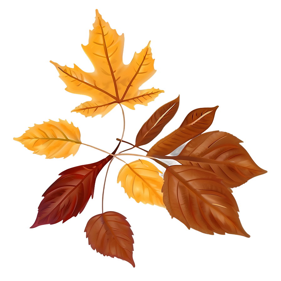 Falling Leaves D PNG image