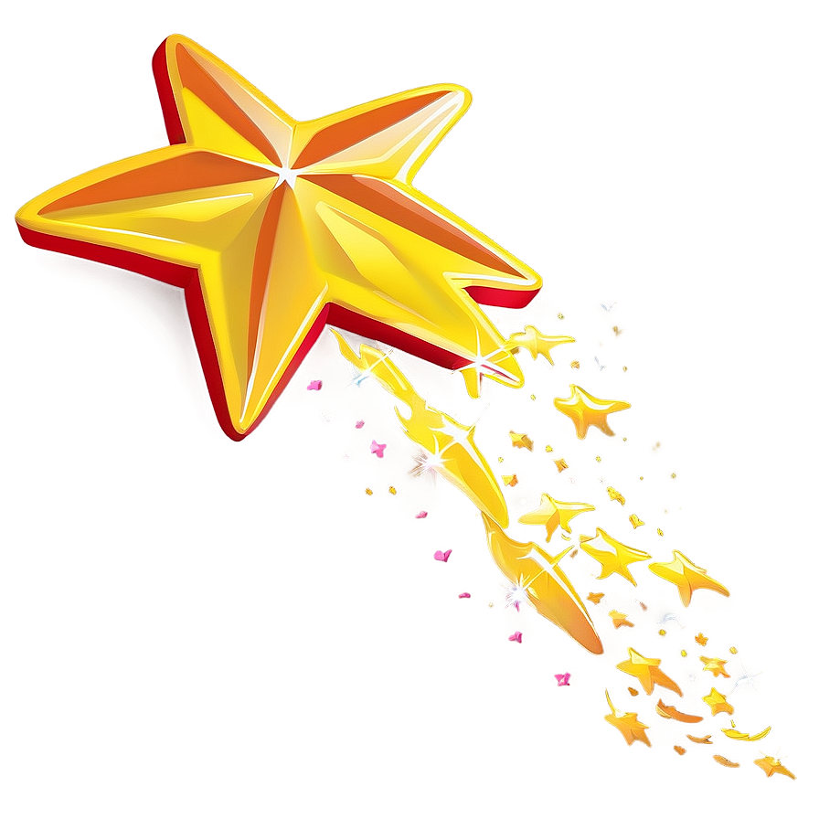 Falling Shooting Star Transparent Png Wdn PNG image