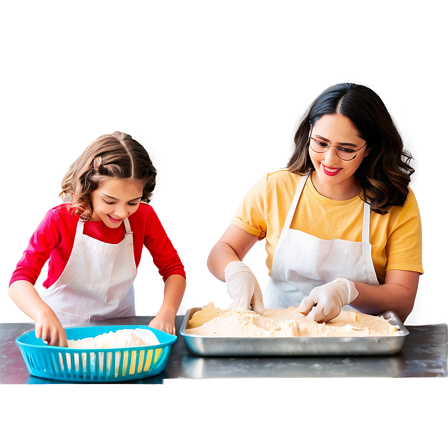 Family Baking Together Png 54 PNG image