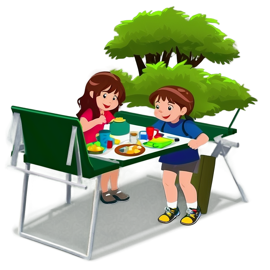 Family Camping Cartoon Png Gdu PNG image