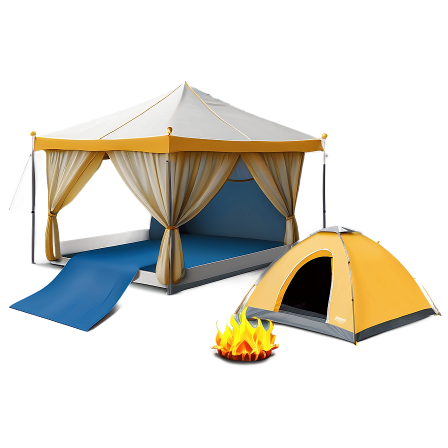 Family Camping Tent Png 05252024 PNG image