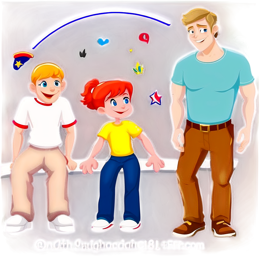 Family Cartoon Characters Png 51 PNG image