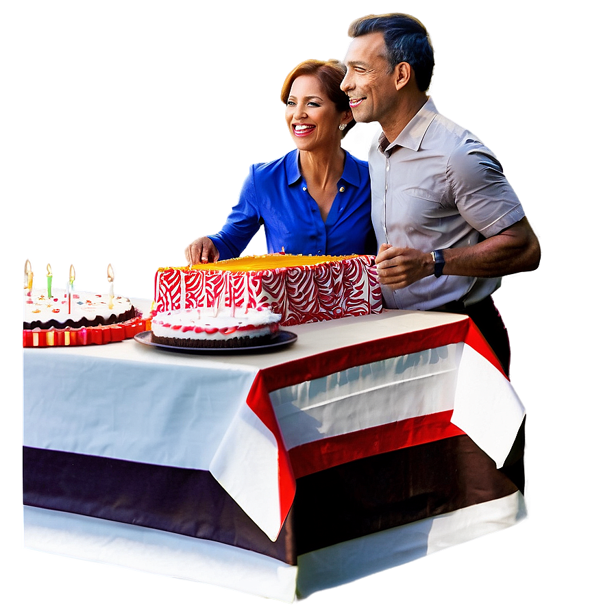 Family Celebrating Birthday Png 24 PNG image