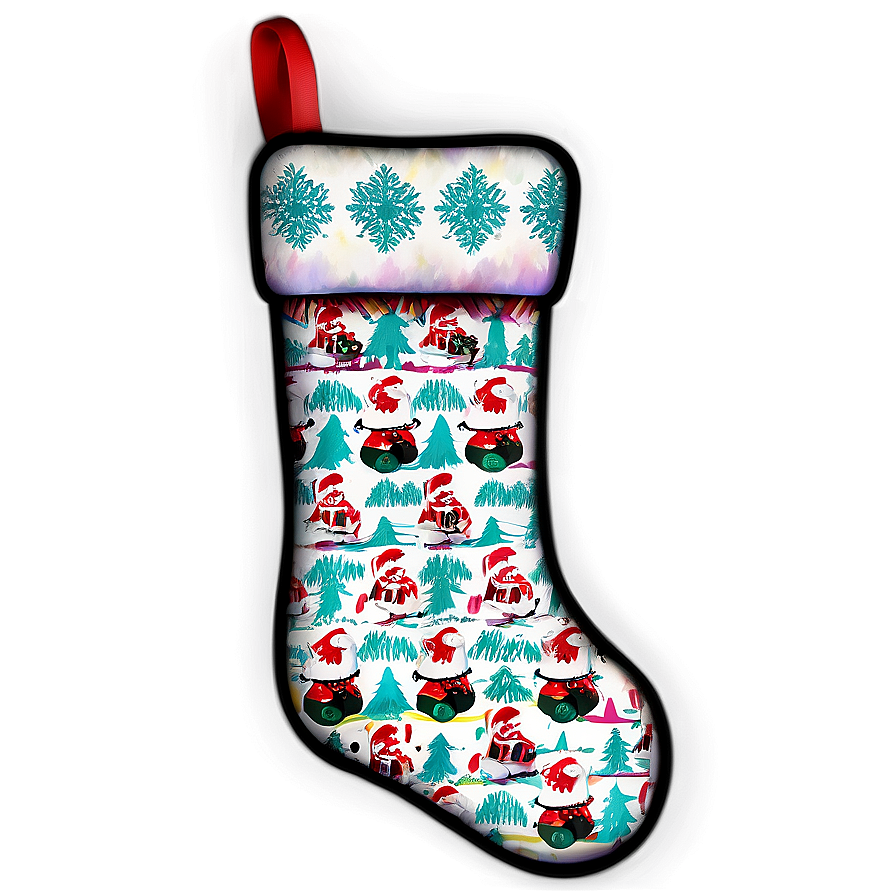 Family Christmas Stocking Set Png 44 PNG image