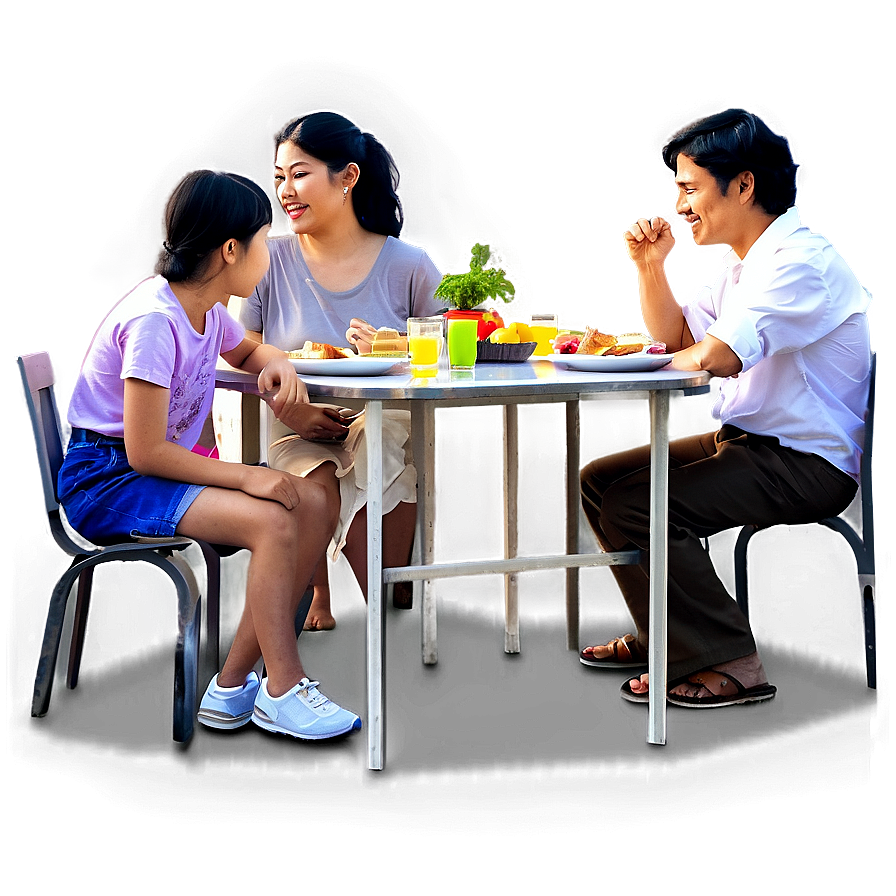 Family Dinner Table Png Rxb54 PNG image