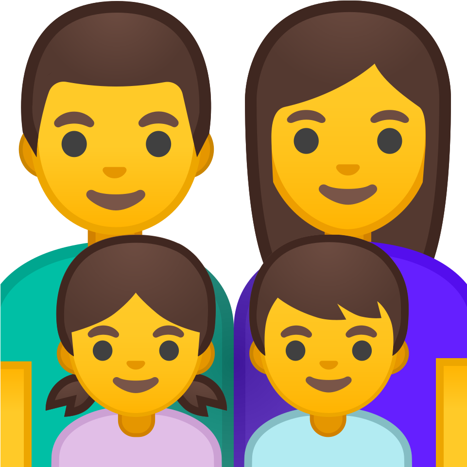 Family Emoji Portrait PNG image