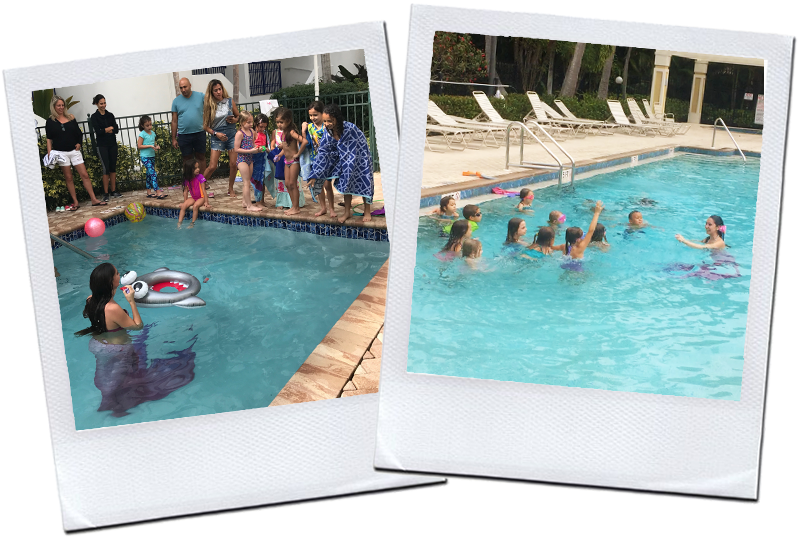 Family Fun Pool Day PNG image