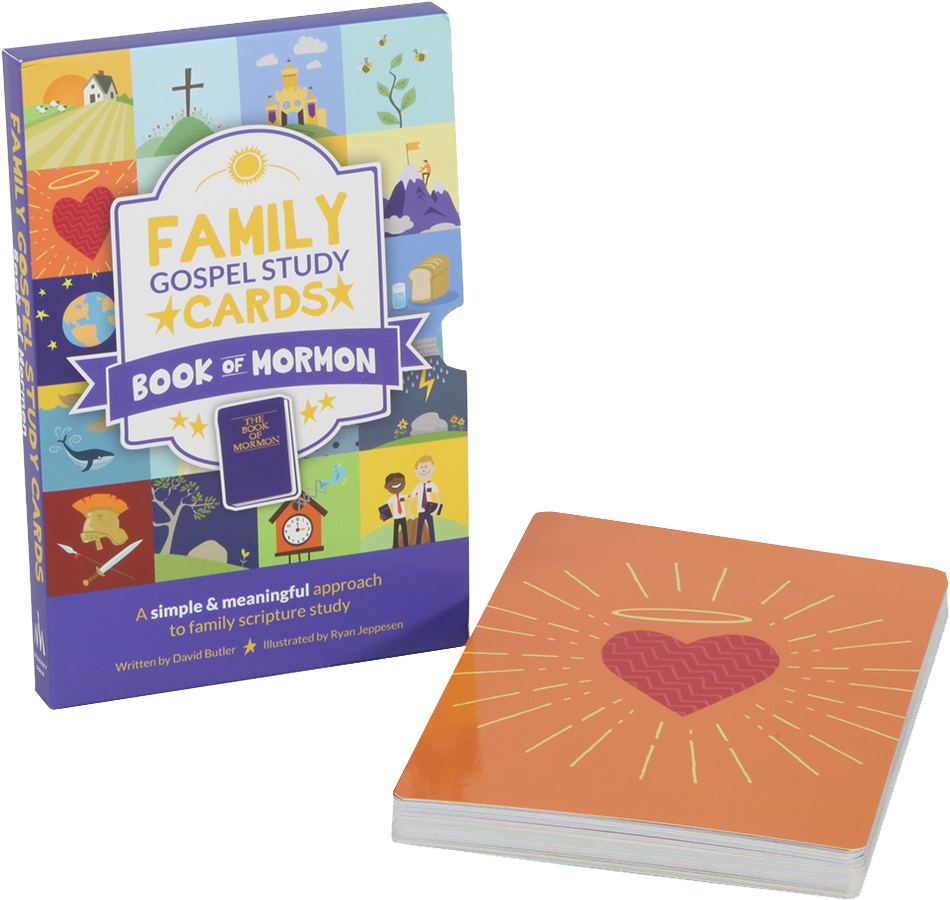 Family Gospel Study Cards Bookof Mormon PNG image