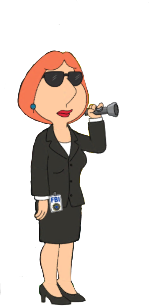 Family Guy F B I Agent Character PNG image
