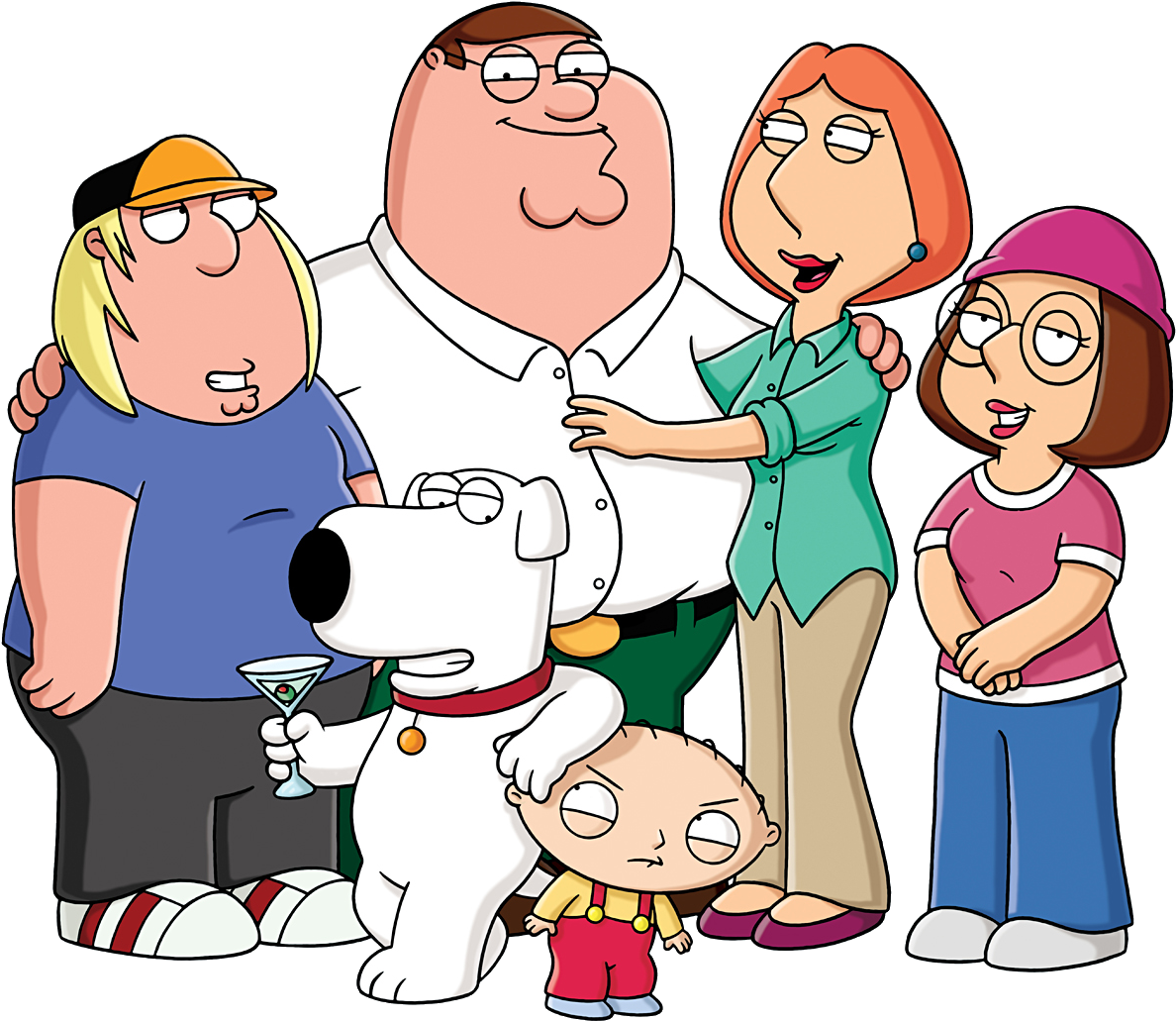 Family Guy Griffin Family Portrait PNG image