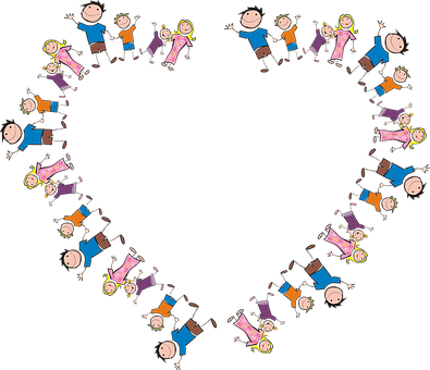 Family Heart Illustration PNG image