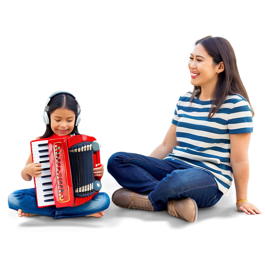 Family Learning Music Png Wtg PNG image